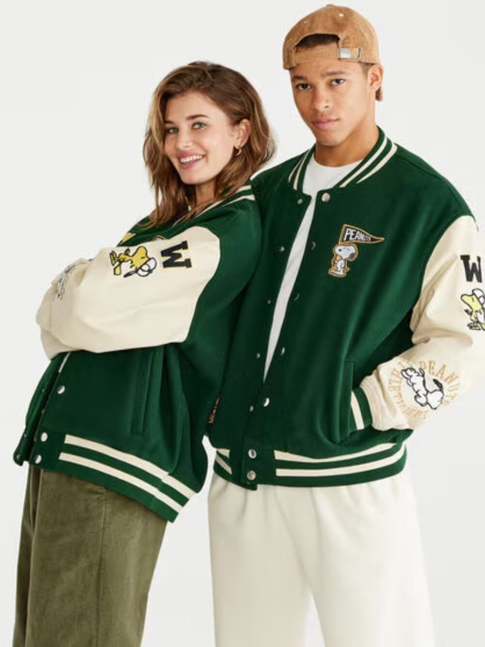 XS Aéropostale Snoopy Varsity Jacket